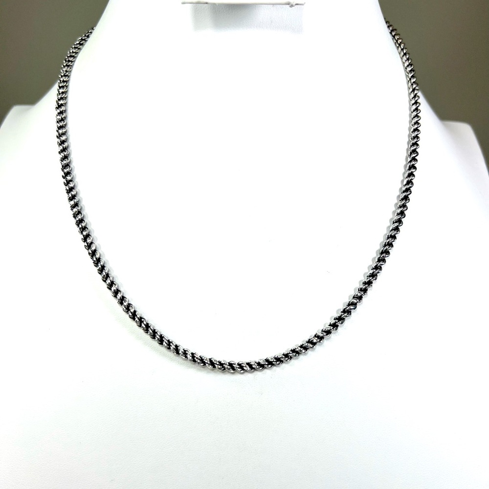 925 Rope “ Snake “ Chain 20” Length